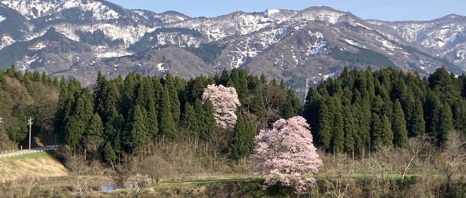 医王山より南砺市一望